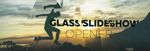 Glass Slideshow Opener After Effects Project