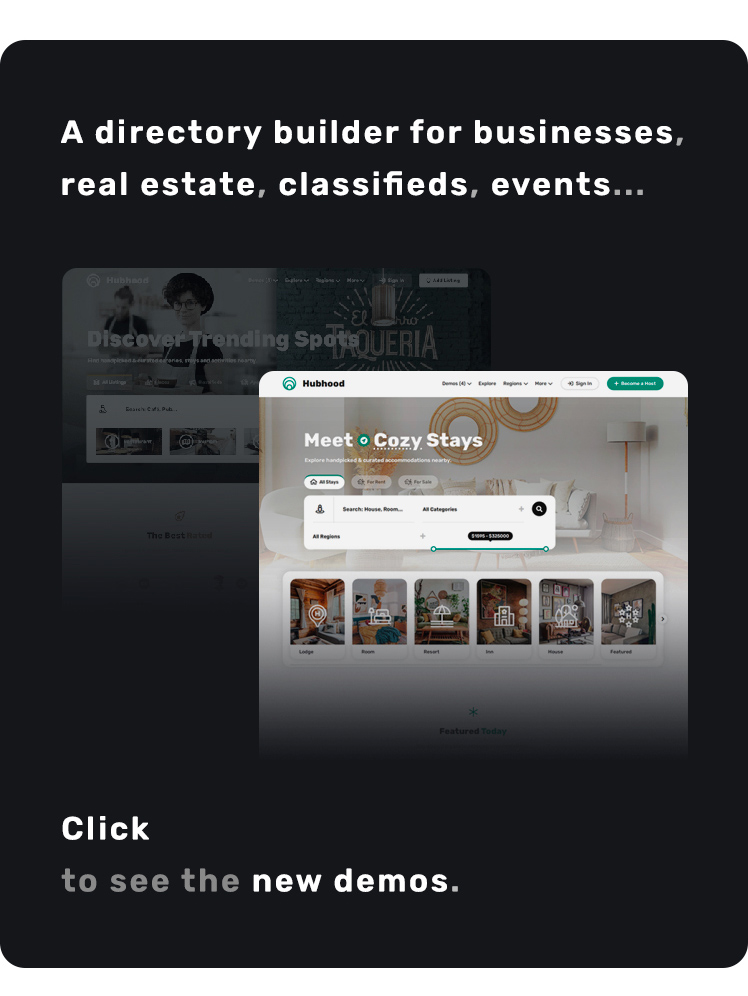 Hubhood - Directory & Listing WordPress Theme - 3