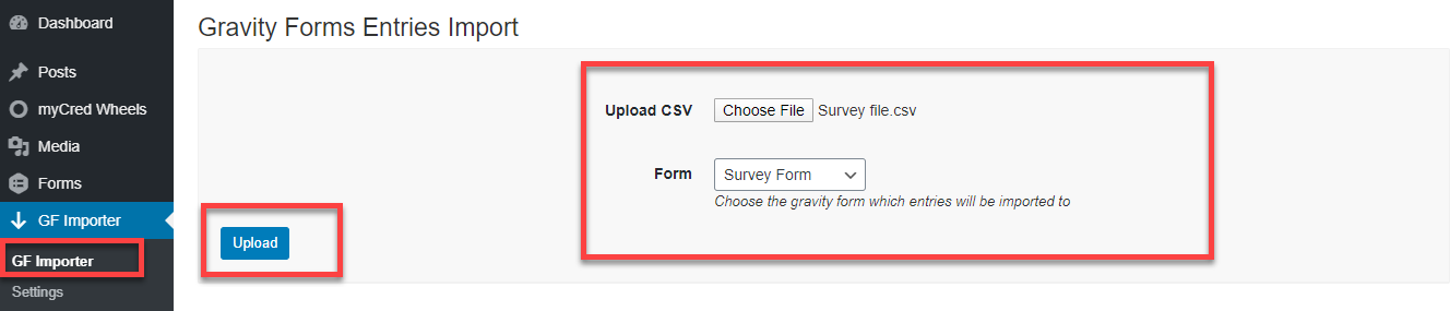 gravity forms entries importer