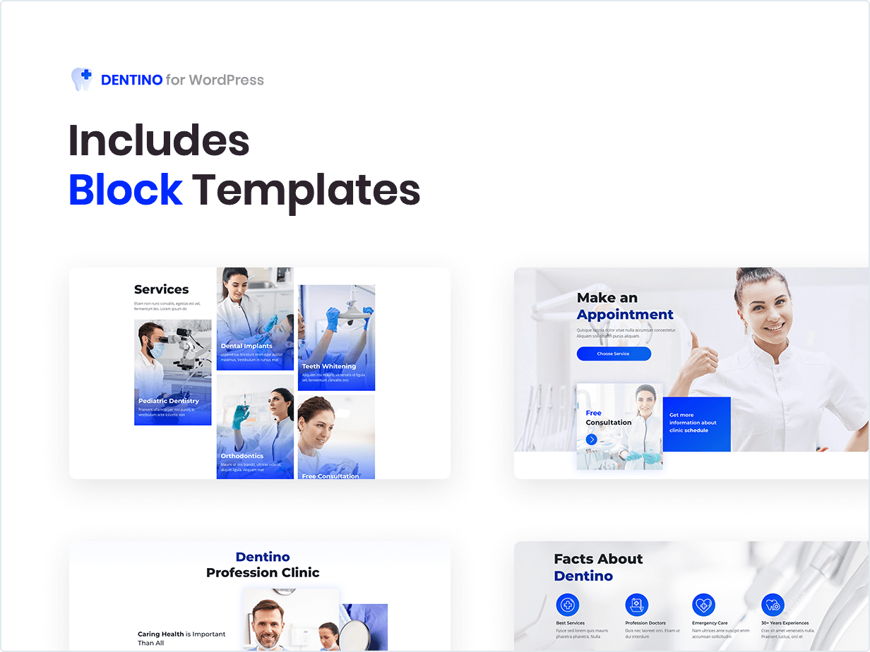 Includes Block Templates