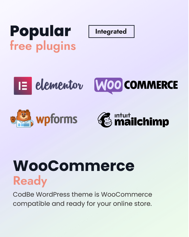 CodBe - App Landing WordPress theme