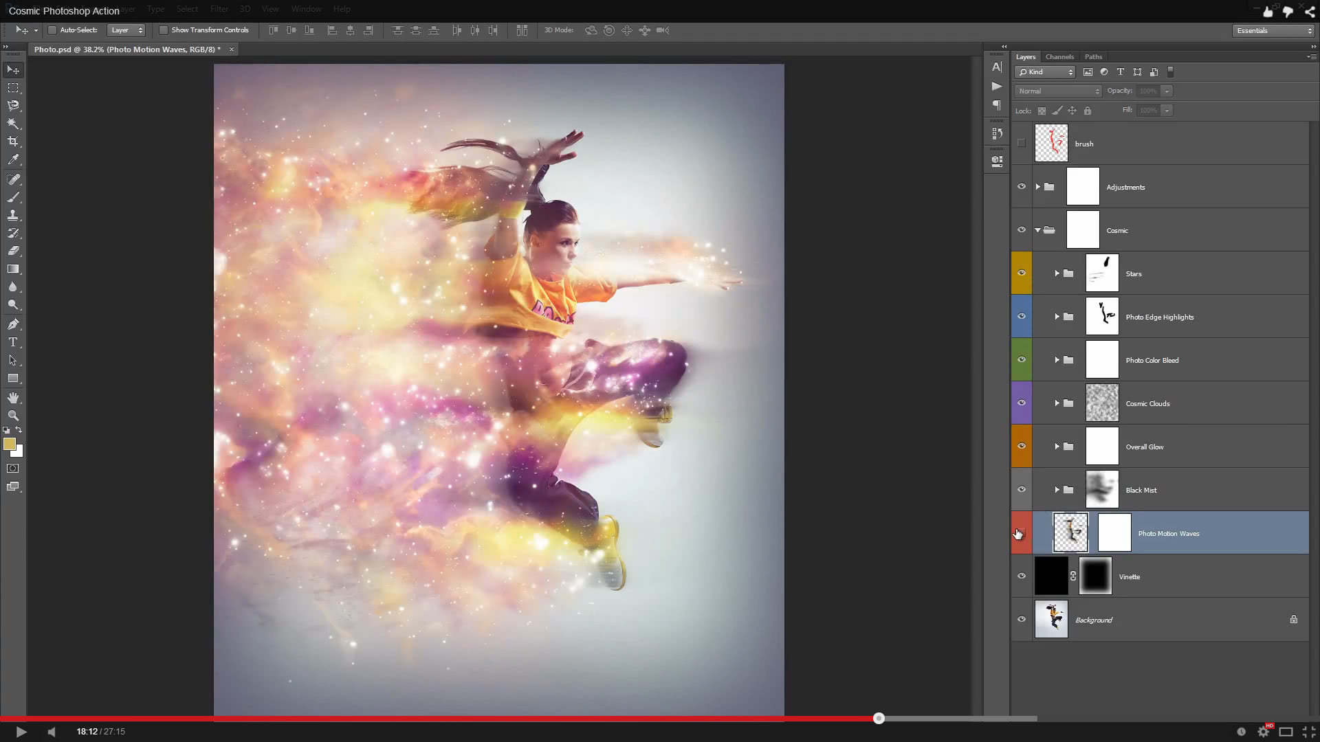 Cosmic Photoshop Action - 1