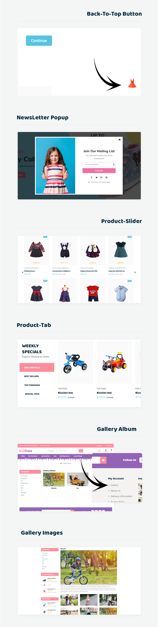 Kiditos Opencart Theme