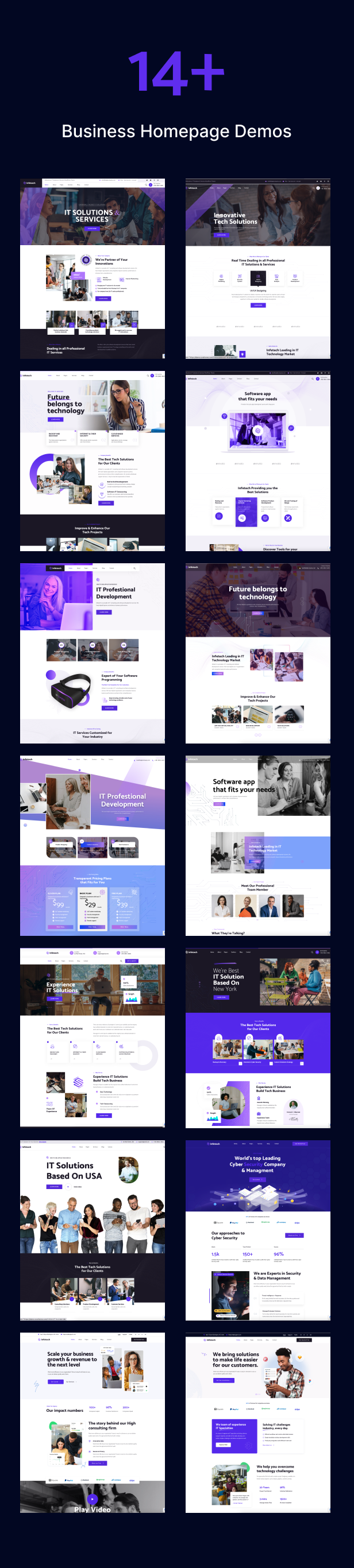 Infetech - IT Services WordPress Theme