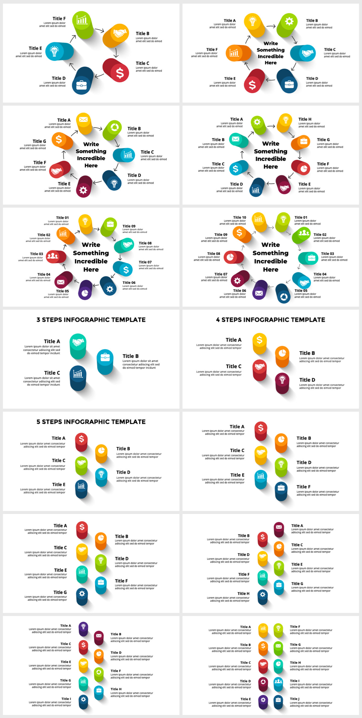 Wowly - 3500 Infographics & Presentation Templates! Updated! PowerPoint Canva Figma Sketch Ai Psd. - 154