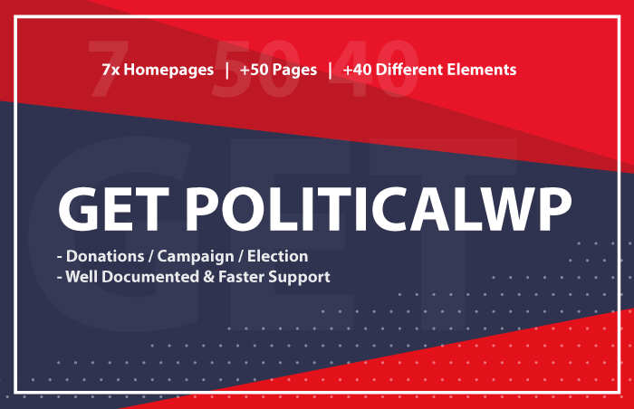 PoliticalWP - Multipurpose Campaign, Election WordPress Theme - 4