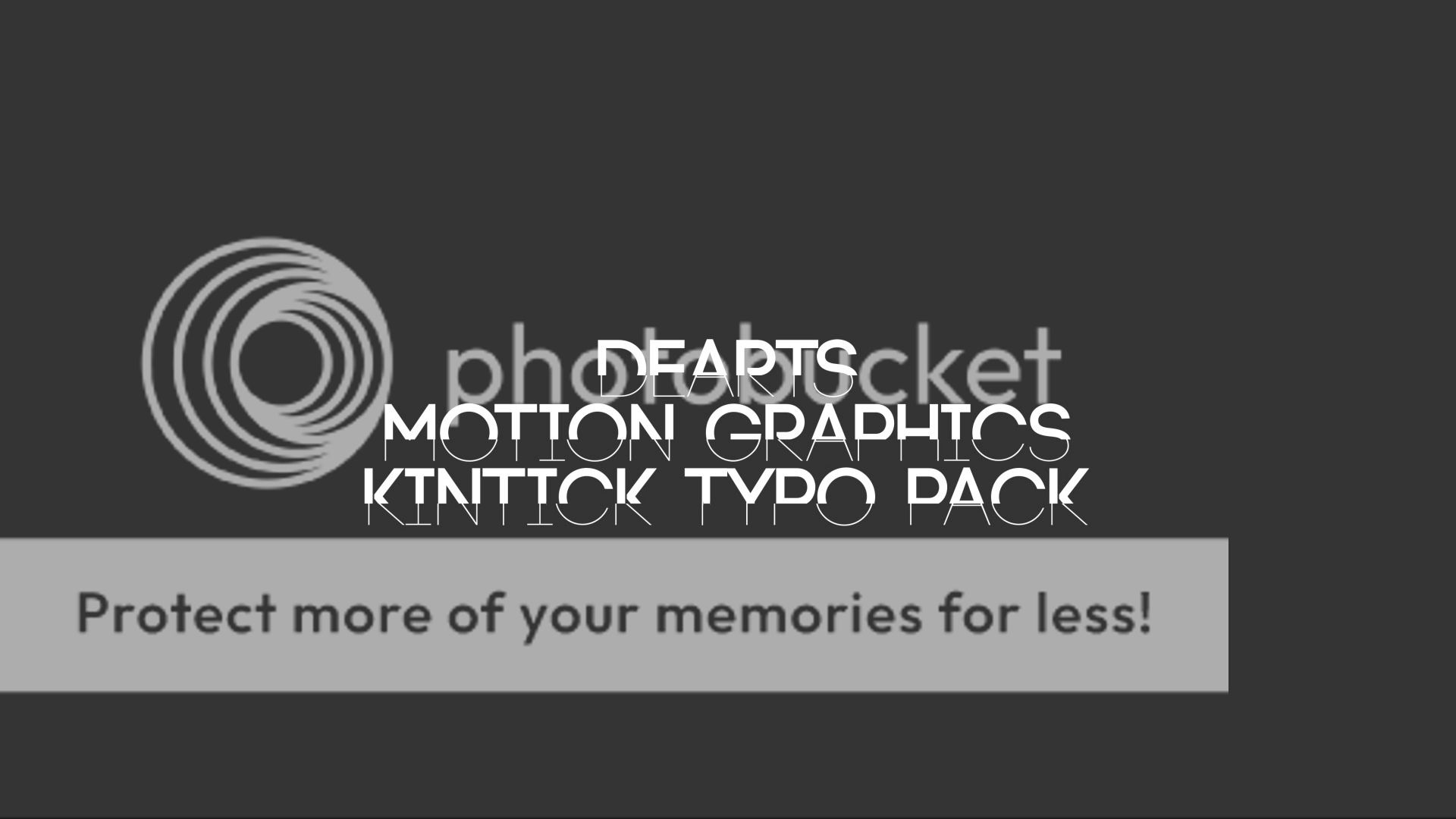 Kinetic Typo Pack - 26