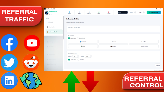 Referral Traffic Module for traffic source customization
