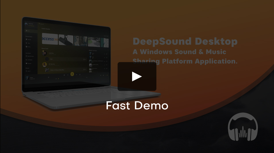 DeepSound Desktop - A Windows Sound & Music Sharing Platform Application - 1