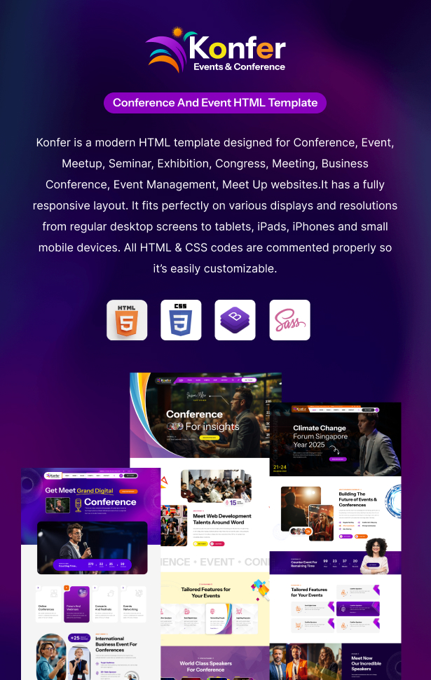 Konfer - Conference and Event HTML Template - 2