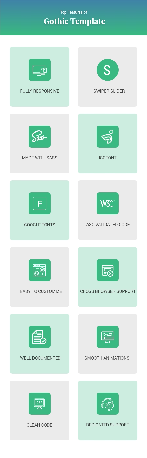Vue JS Nuxt JS Architecture Website Template - Gothic - 2