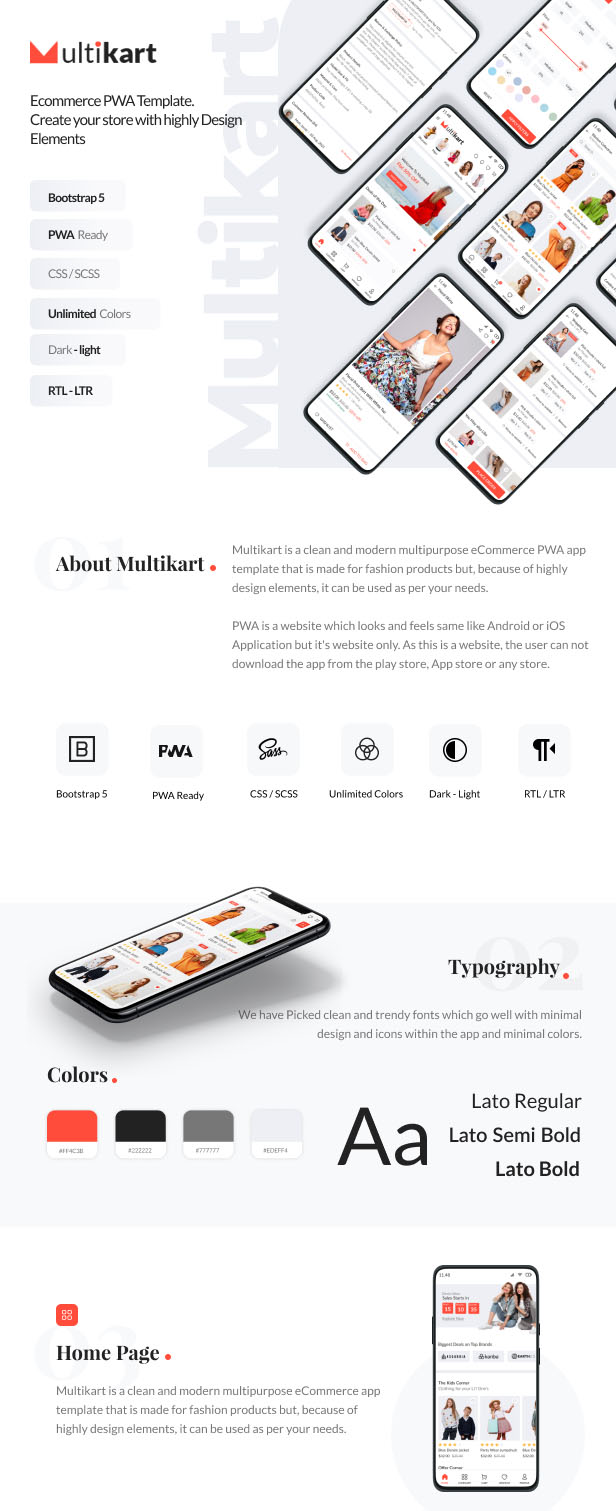 Multikart - Ecommerce PWA Mobile HTML Template
