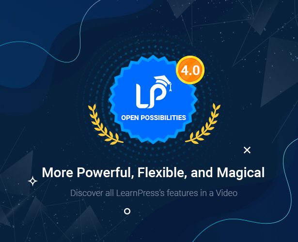 LearnPress 3.0 - Plus puissant, flexible et magique