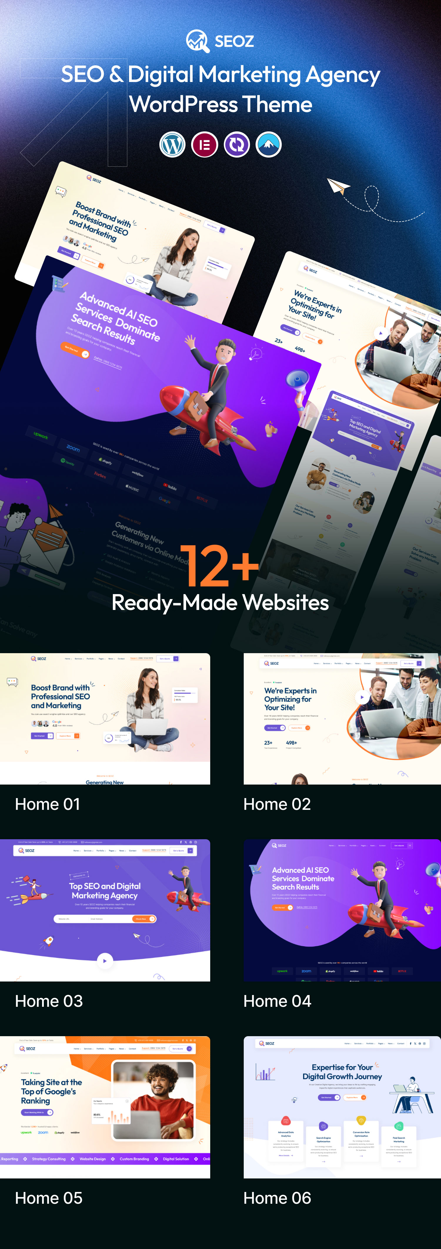 Seoz - SEO & Digital Marketing WordPress Theme - 5
