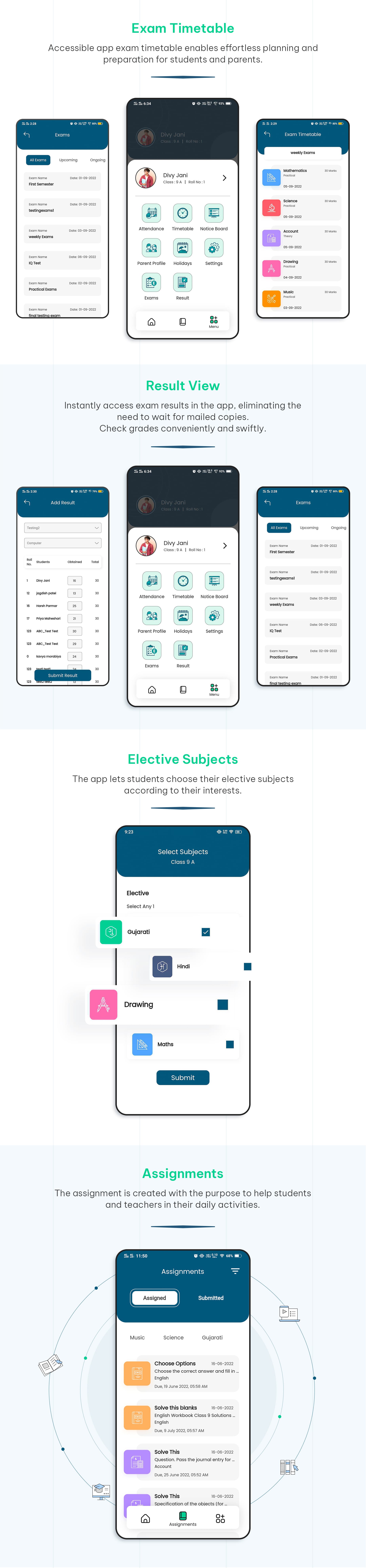 eSchool - School Management System with Student | Parents | Teacher Flutter App | Laravel Admin - 13