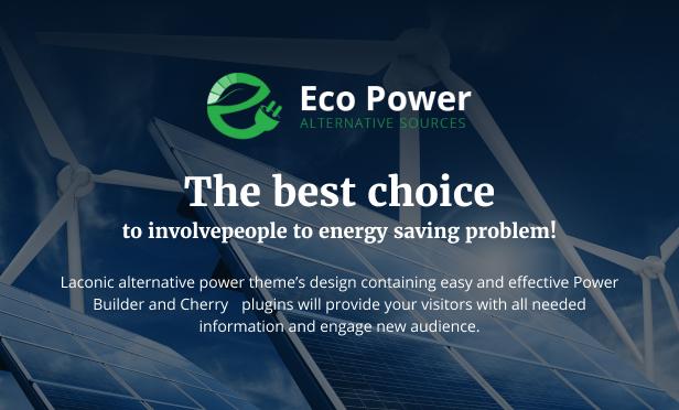 EcoPower - Alternative Power & Solar Energy Company