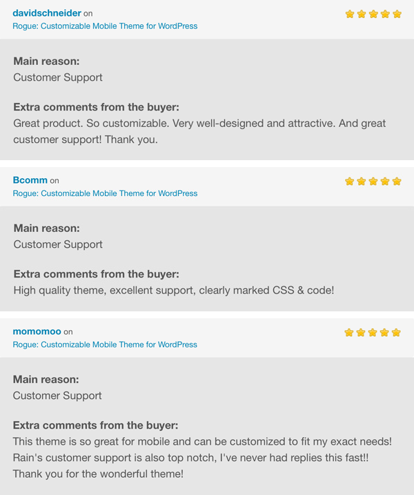 Rogue: Customizable Mobile Theme for WordPress - 5