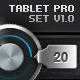 Tablet/Phone User Interface PROFESSIONAL SET - GraphicRiver Item for Sale