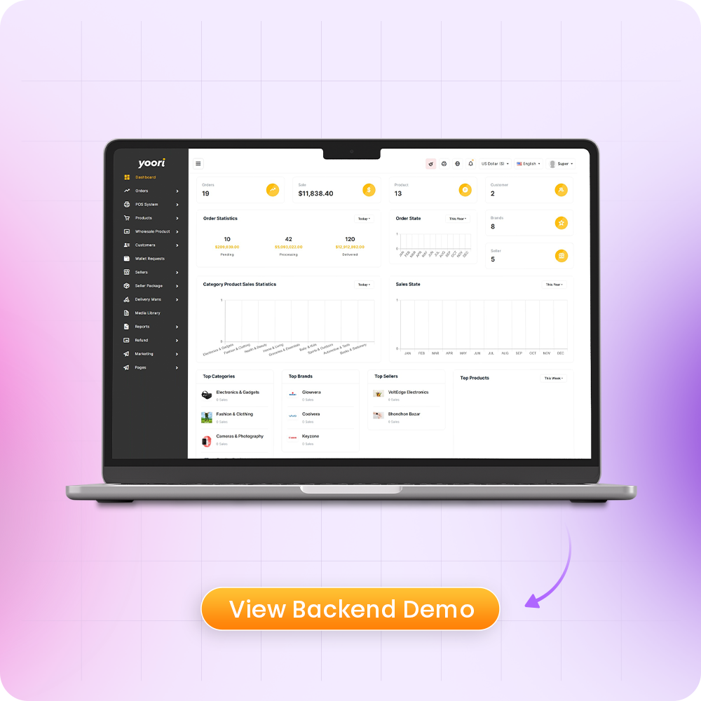 Yoori View Backend Demo