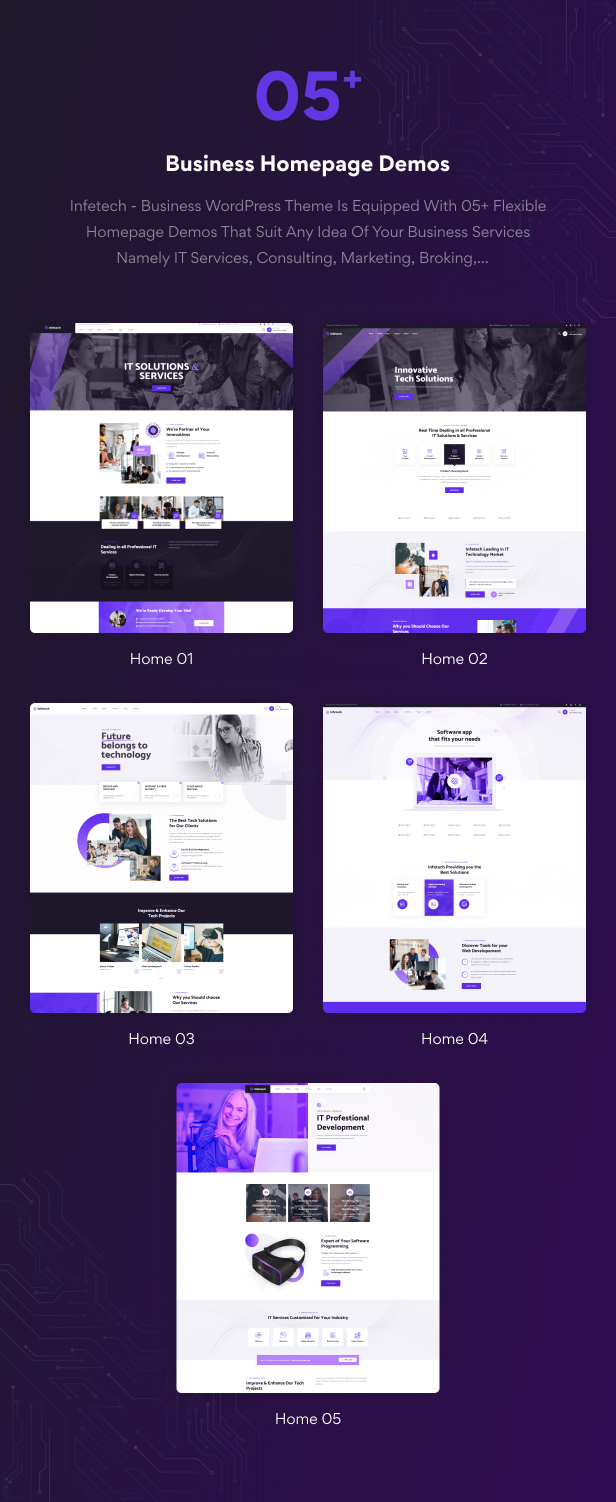 Infetech - IT Services WordPress Theme