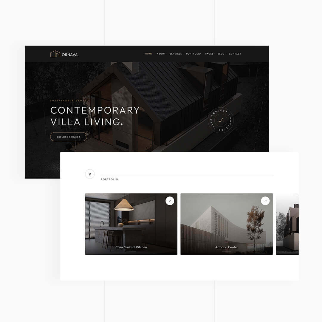 Ornava - Architecture & Interior Template