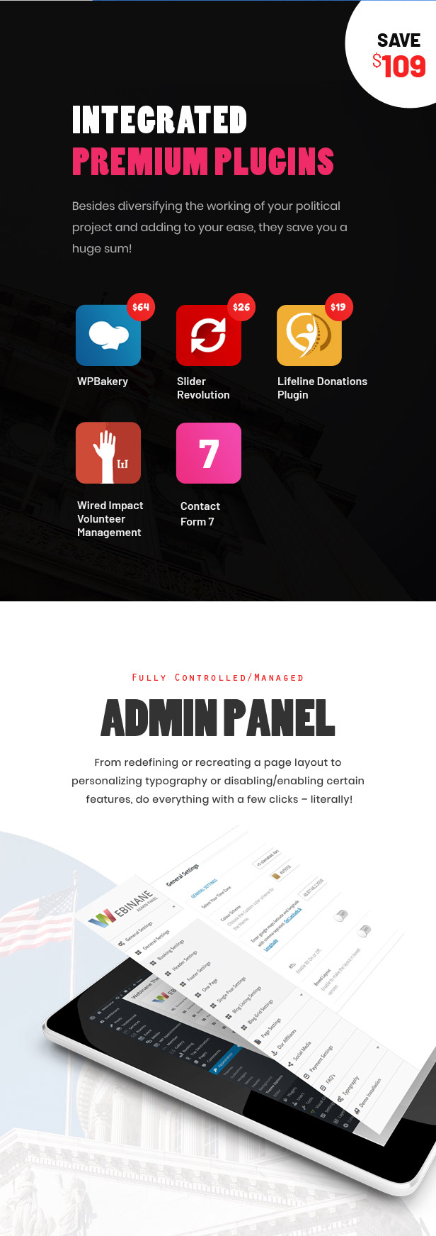 Actavista - A Responsive Political WordPress Theme For Politicians and Organizations - 12