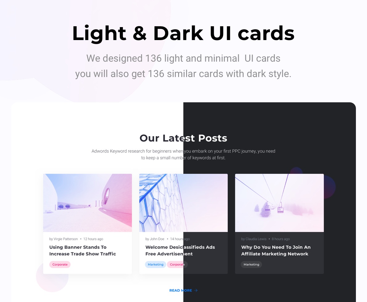 Cardify - Startup UI Kit for Landing Pages - 8