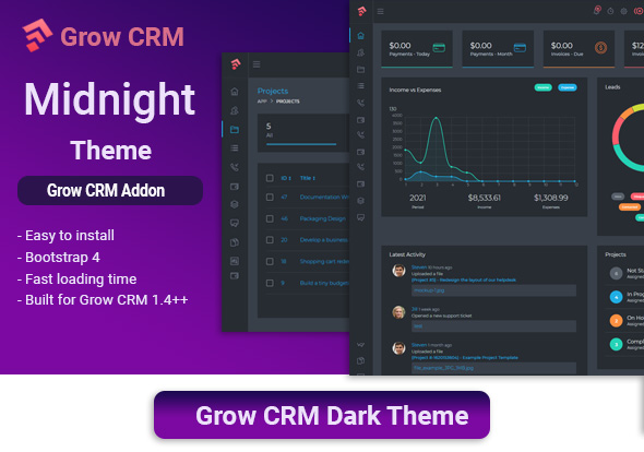 Grow CRM - Laravel Project Management - 7