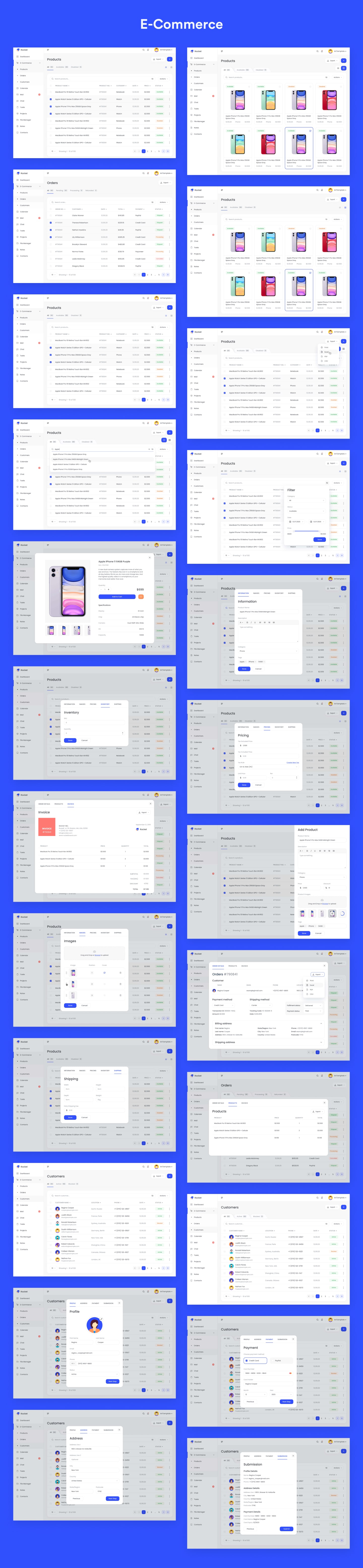 Rocket - dashboard