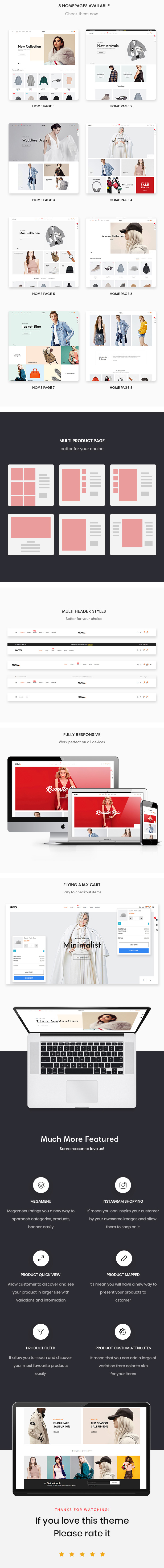 Nova Fashion Store prestashop 1.7 themes