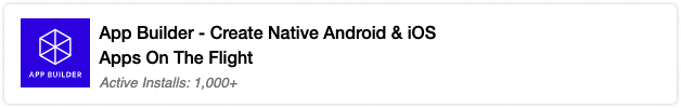 App Builder - Create Native Android & iOS Apps On The Flight