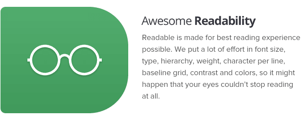 Readable — WordPress Blog Theme Focused on Readability - 2