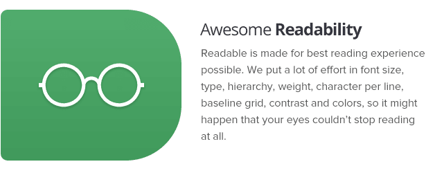 Readable - Blogging WordPress Theme Focused on Readability - 2