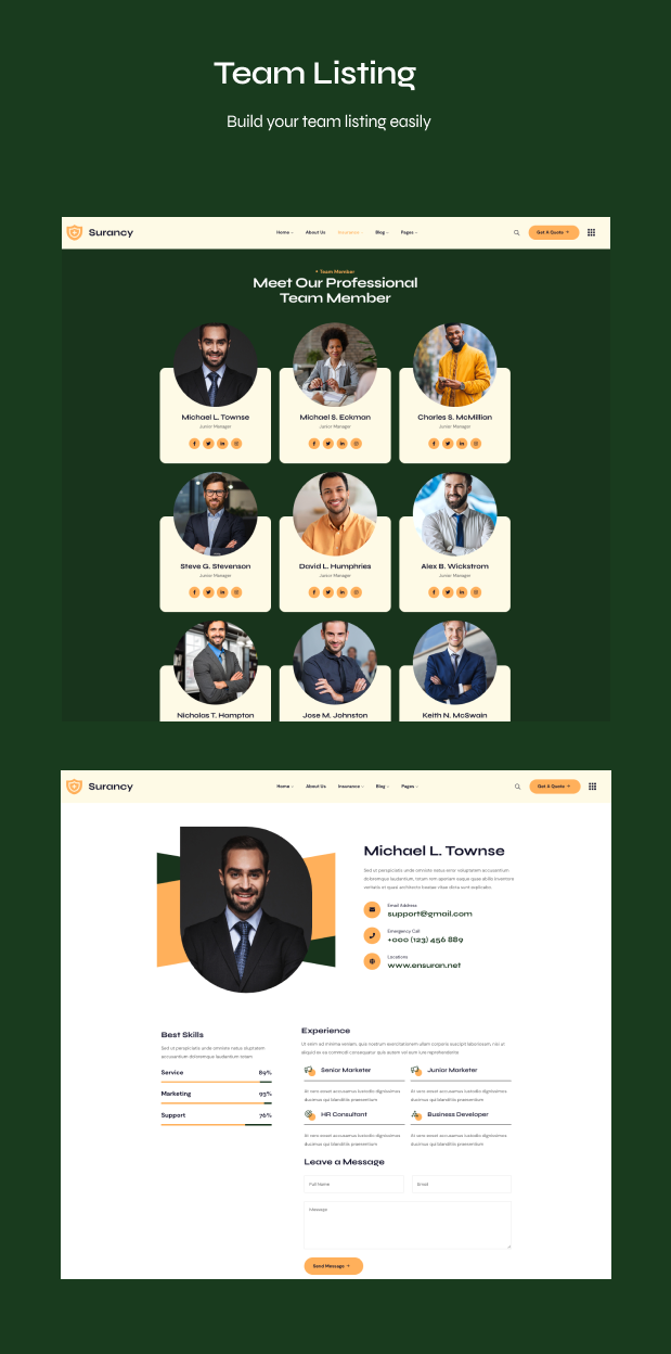 Insurance Agency WordPress Theme