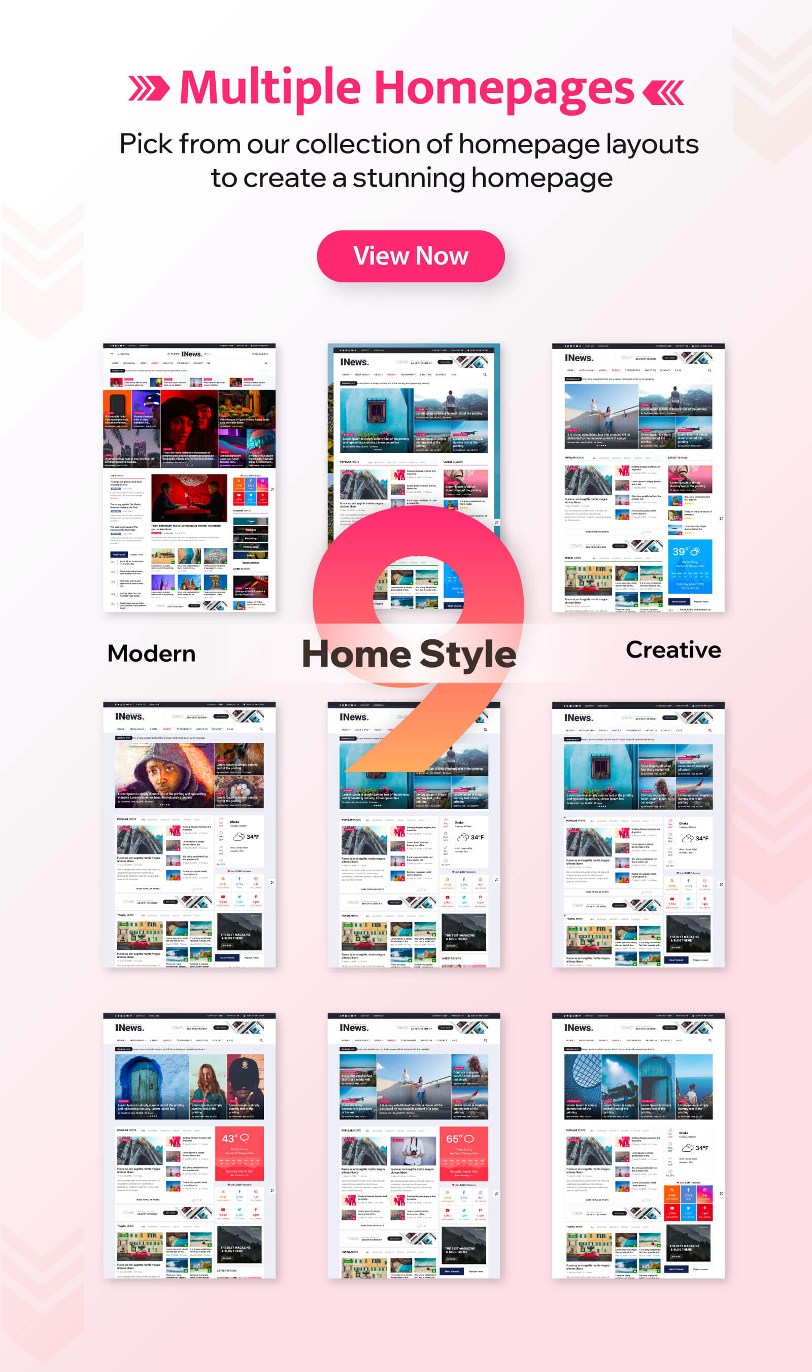 Inews - Modern Responsive Newspaper NextJs Template