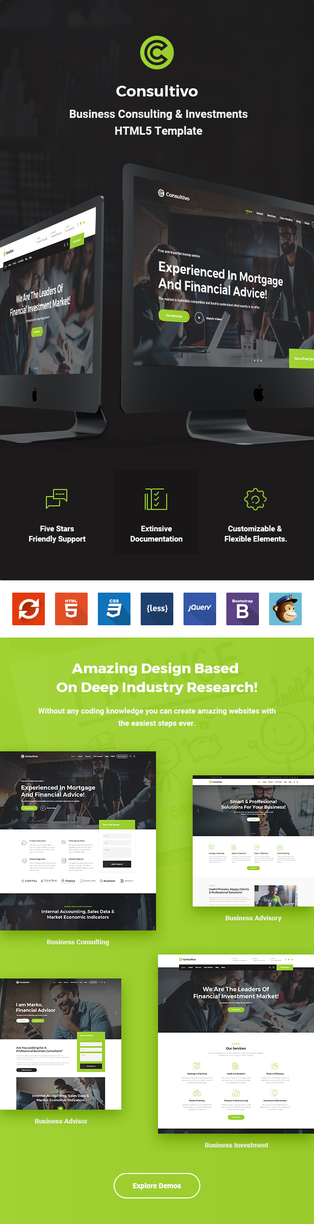 Consultivo - Business Consulting and Investments HTML5 Template - 2