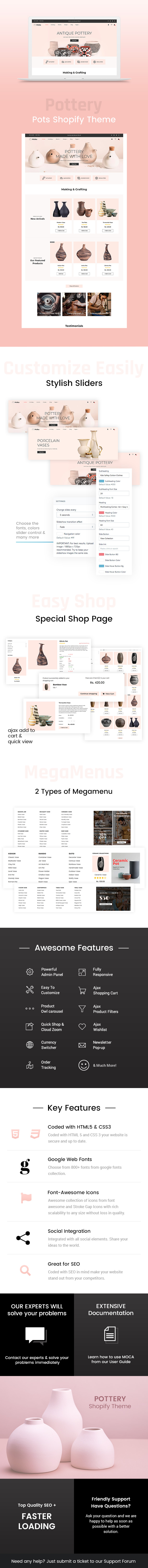 Moca - Shopify Ceramic, Handmade Artists Shop Theme - 1