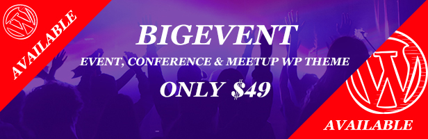 BigEvent- Event & Conference WordPress Theme