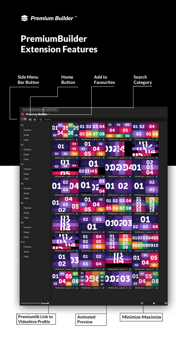 Multi Screen Layouts Pack - 8