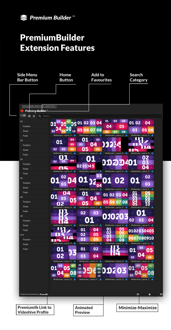 Multi Screen Layouts Pack - 7