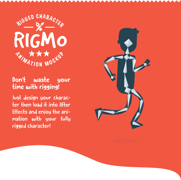 Rigmo - Rigged Character Animation Mockup - 2
