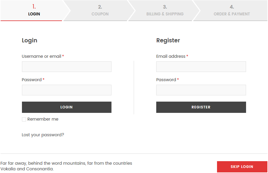 login&register-alternative
