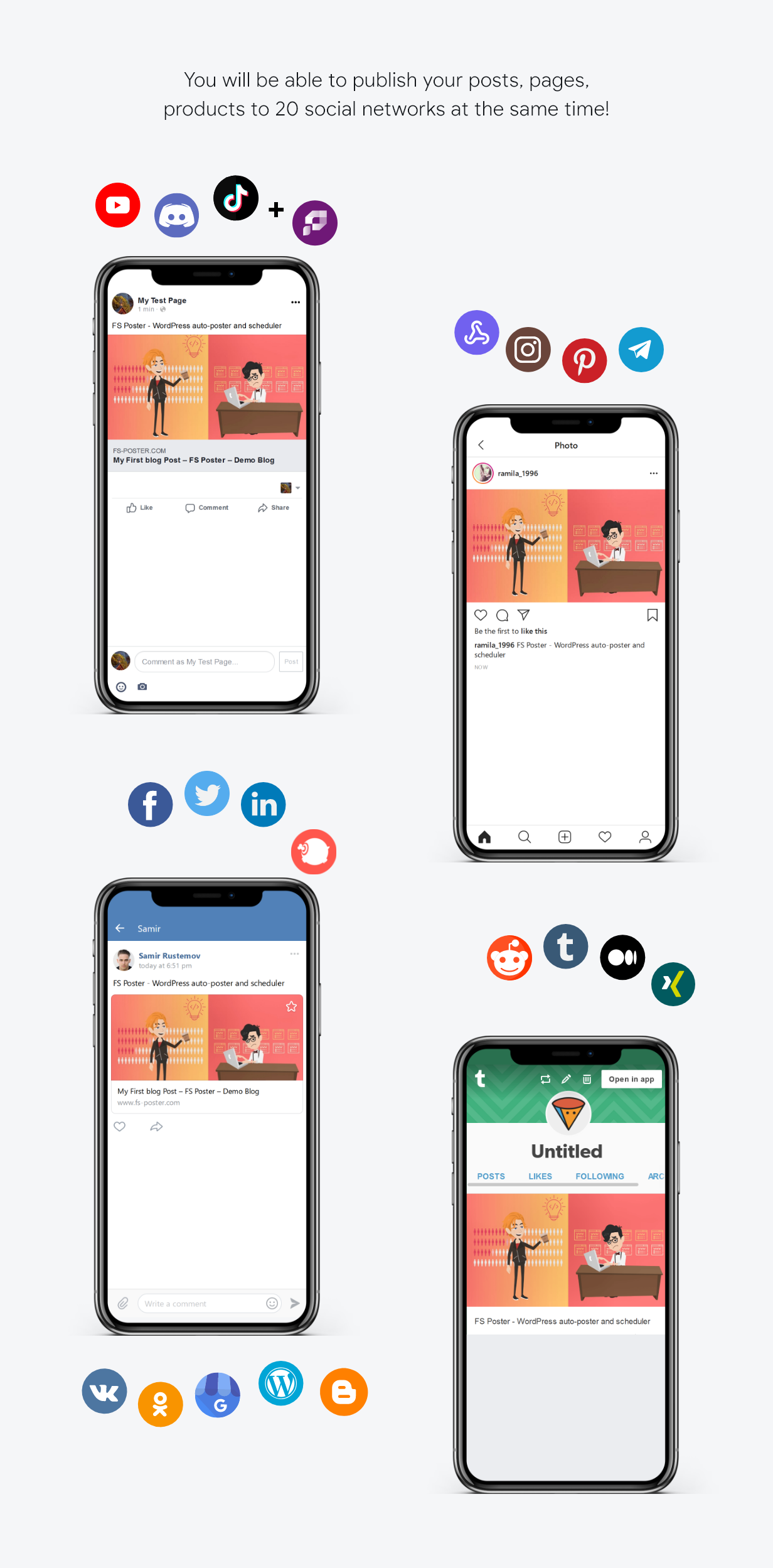 FS Poster - WordPress Social media Auto Poster & Scheduler [Facebook, Instagram, Twitter, Pinterest] - 5