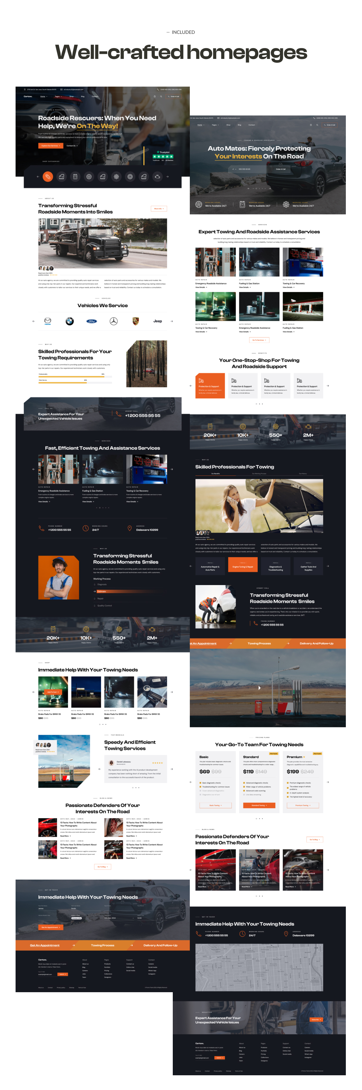Cartow - Towing & Roadside assistance WordPress Theme - 2