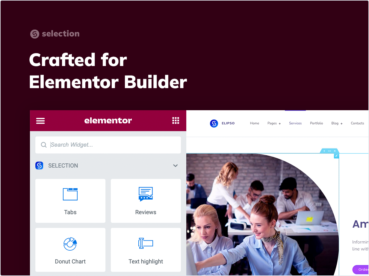 Crafted for Elementor Builder