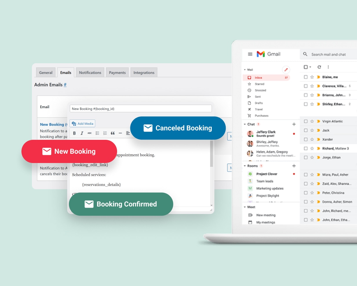 Automated Appointment Reminders via Email