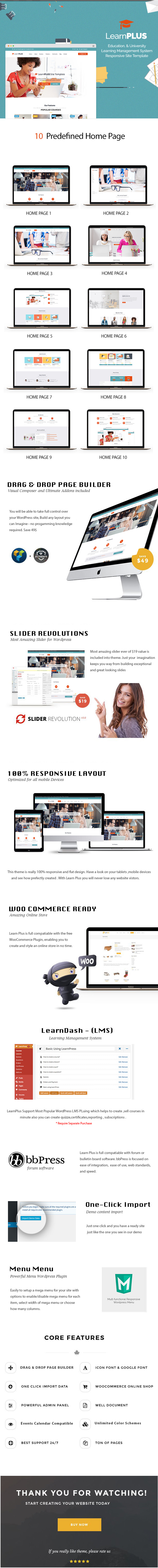 LearnPLUS | Education LMS Responsive Theme | Education - 1