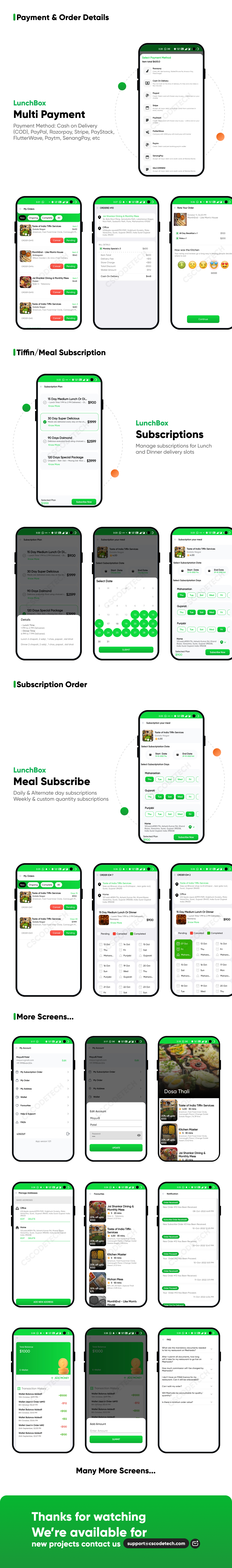 LunchBox - Tiffin Delivery | Subscription | Multi Food Delivery App | Swiggy Clone App Full Solution - 9