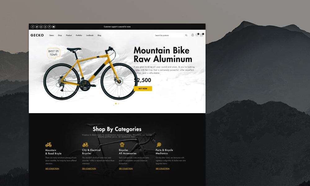 Gecko 5.0 - Responsive Shopify Theme - RTL support - 1