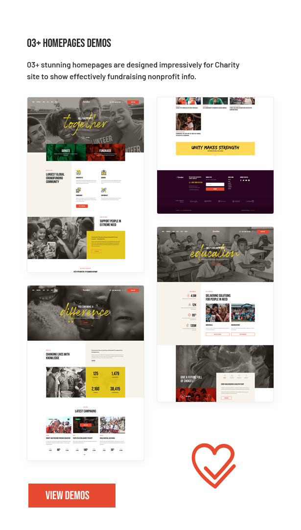 Fundor - Charity Nonprofit WordPress Theme - 2